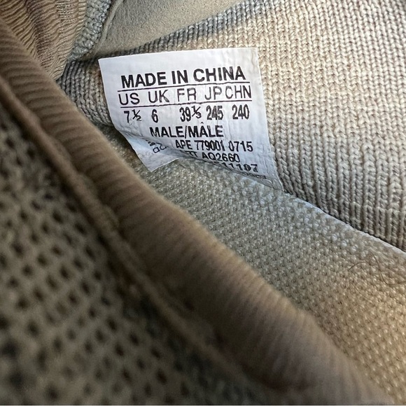 Adidas Yeezy Boost 350 V2 Size 7.5 Low Cream Triple White CP9366 Ape 779001 - Picture 6 of 11